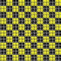 yellow and black seamless repeating pattern houndstooth vector