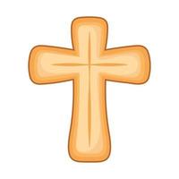 sacred golden cross vector