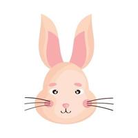 rabbit farm animal vector