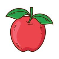 apple fresh fruit vector