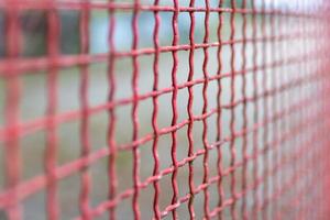 red metal grid photo