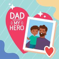 day my hero lettering poster vector
