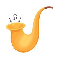 saxophone musical instrument vector