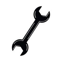 wrench key tool vector