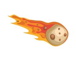 comet onfire universe space vector