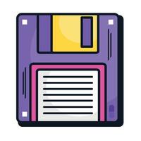 floppy nineties patch vector