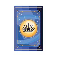 tarot esotérico de cartas vector