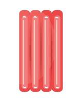 red mattress float pool vector