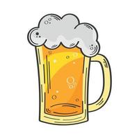 beer jar drink vector