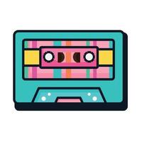 cassette nineties patch vector