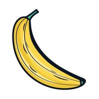 banana nineties patch vector