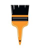 paint brush handle tool vector