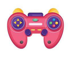 pink video game control vector