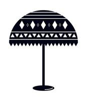 egyptian culture umbrella vector