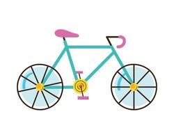 race bicycle vehicle vector