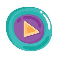 media player button vector