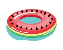 fruit float pool vector