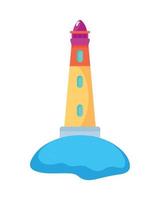 light nautical construction vector