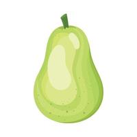 pera fruta fresca vector