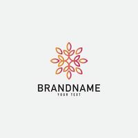 Creative minimal monochrome monogram symbol. Premium business logo for corporate identity. Minimalist logo design and simple element. vector