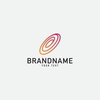 Creative minimal monochrome monogram symbol. Premium business logo for corporate identity. Minimalist logo design and simple element. vector