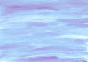 Abstract delicate background. Purple, blue, white blurry stripes, artistic brush strokes. Watercolor print. Smooth color transition, gradient. photo