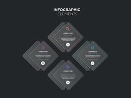 Business Presentation Infographics abstract 3d vector design template. can be used for workflow layout, diagram, annual report, web design, Creative banner, label vector