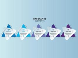 Business Presentation Infographics abstract 3d vector design template.can be used for workflow layout, diagram, annual report, web design, Creative banner, label vector