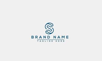 Logo design letter SS . Elegant modern. Vector template.