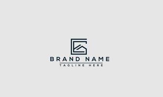 EG Logo Design Template Vector Graphic Branding Element.