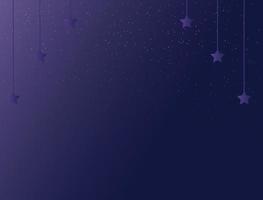 Abstract background with purple color and the impression of being in a sparkling night vector