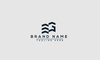 EG Logo Design Template Vector Graphic Branding Element.