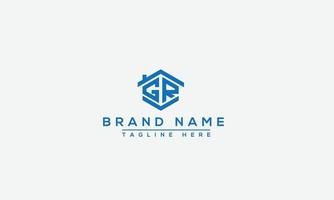 GR Logo Design Template Vector Graphic Branding Element.