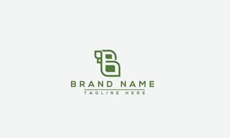 B Logo Design Template Vector Graphic Branding Element.