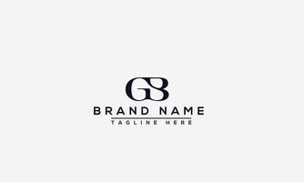 diseño de logotipo letra gb. elegante moderno. plantilla vectorial vector