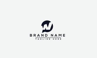 Logo design letter W . Elegant modern. Vector template.