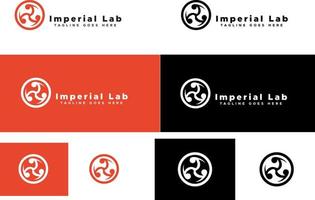 plantilla de logotipo imperial vector