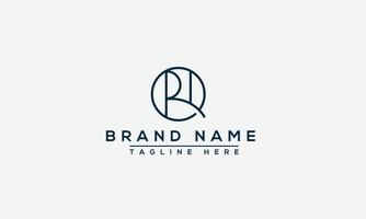 RH Logo Design Template Vector Graphic Branding Element.