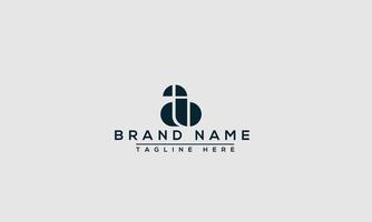 AB Logo Design Template Vector Graphic Branding Element.