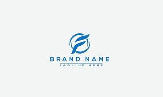 F Logo Design Template Vector Graphic Branding Element.