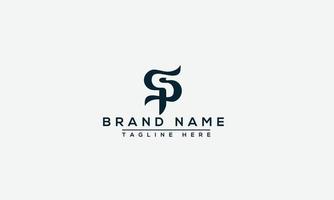 SP Logo Design Template Vector Graphic Branding Element.