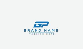 GP Logo Design Template Vector Graphic Branding Element.