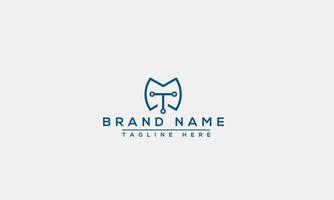 Logo design letter MT . Elegant modern. Vector template.