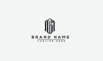 Logo design letter MG . Elegant modern. Vector template.