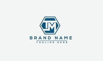 TM Logo Design Template Vector Graphic Branding Element.