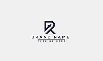 R Logo Design Template Vector Graphic Branding Element.