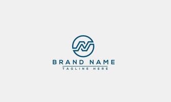 Logo design letter N . Elegant modern. Vector template.