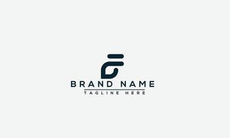 F Logo Design Template Vector Graphic Branding Element.