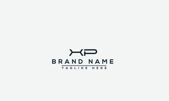XP Logo Design Template Vector Graphic Branding Element.
