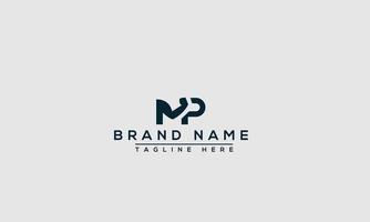 MP Logo Design Template Vector Graphic Branding Element.